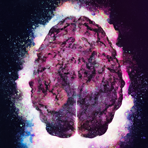 abstract picture of a brain and galaxy representing mental health and self awareness